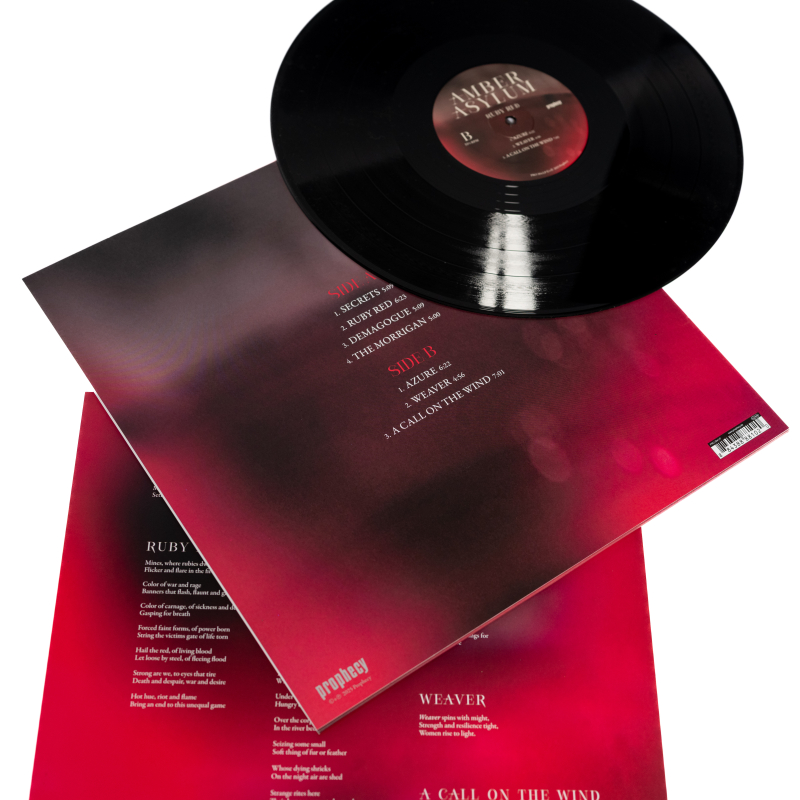 Amber Asylum - Ruby Red Vinyl LP  |  Black