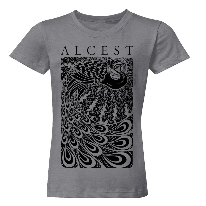 Alcest - Paon Girlie-Shirt  |  S  |  charcoal