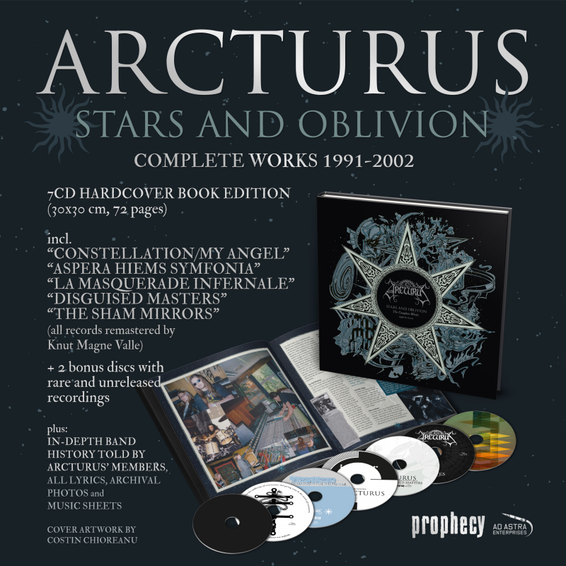 Arcturus - Stars And Oblivion Artbook 7-CD 