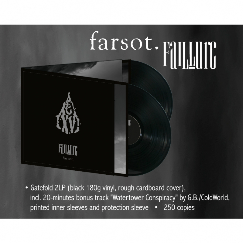 Farsot - FAIL·LURE Vinyl 2-LP  |  black