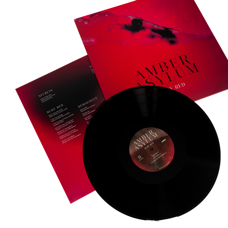 Amber Asylum - Ruby Red Vinyl LP  |  Black