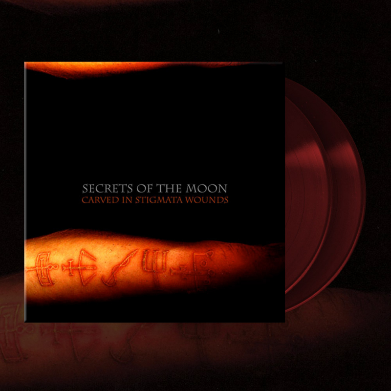 Secrets Of The Moon - Carved In Stigmata Wounds Vinyl 2-LP Gatefold  |  red