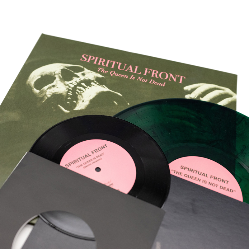 Spiritual Front - The Queen Is Not Dead Vinyl Gatefold LP + 7"  |  Green/Black Marble