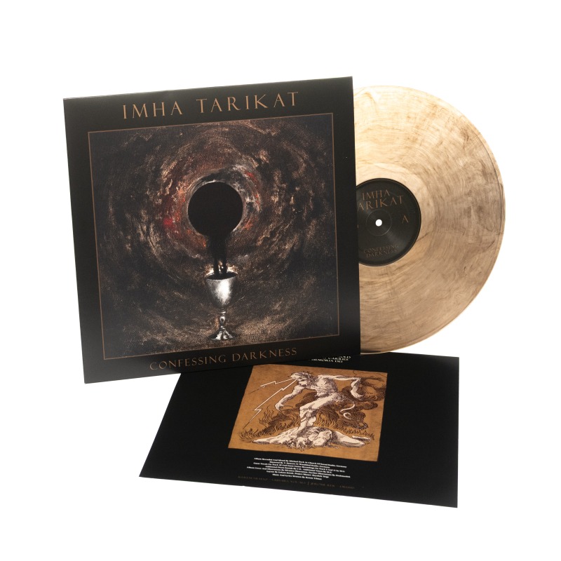 Imha Tarikat - Confessing Darkness Vinyl LP  |  Crystal Clear/Black Marble